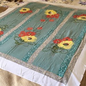 Vintage retro German tablecloth